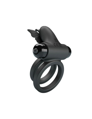 Pretty Love - Vibrating Dual Rings - Ерекційне вібро кільце, 3.2-3.8 см - купити в Києві, Україні